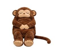 Sac de couchage chaud, adorable lit de singe, sacs de 72 x 30 pouces avec tissu lavable, nid d'animal en coton confortable, lit mignon avec un design amusant, sac de couchage de camping pour voyage et