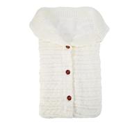 Sac De Couchage Chaud D'Hiver Pour Nouveau-Né, Tricot À Boutons, Emmaillotage, Poussette, Couverture, Sac De Couchage Pour Tout-Petit