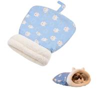 Sac de couchage chaud et confortable pour chat, gigoteuse d'hiver confortable pour chat, nid d'ange à 360 degrés en peluche auto-chauffante, sac de couchage chaud pour animaux de compagnie pour
