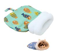 Sac de couchage chaud et confortable pour chat, gigoteuse d'hiver confortable pour chat, nid d'ange à 360 degrés en peluche auto-chauffante, sac de couchage chaud pour animaux de compagnie pour