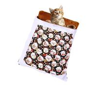 Sac de couchage chaud pour chat, lit de sac de couchage d'hiver pour chat,Lit nid de chat pour dormir - Lit de chat lavable pour chiots et chatons d’intérieur, lit de grotte pour chaton, lit de chat c