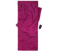 Cocoon Soie Travel Sheet 220 x 90 cm Mulberry Red