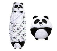 Sac de couchage convertible en coussin, pour enfants, ourson panda.
