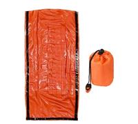 Sac de couchage de survie, rétention de chaleur corporelle coupe-vent | Camping d'urgence en plein air | Couverture de sécurité anti-hypothermie, équipement, sifflet inclus