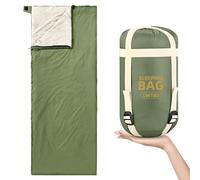 Sac de couchage d'été ultra léger, 680 g, 190 x 75 cm, idéal pour le camping, les auberges, les hôtels et les voyages d'été