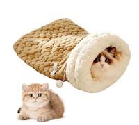 Sac De Couchage d'hiver Auto-Chauffant pour Chat, Sac De Couchage Confortable À 360° pour Chats D'intérieur - Grand Lit Chaud pour Chatons Et Chats Adultes Jusqu'à 8 Kg