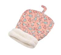 Sac de couchage d'hiver chaud pour chat - Doux et confortable - Pour petits chiens et chats - Semi-fermé - Nid pour chaton ou chiot - Fournitures pour animaux domestiques (unicolore)