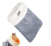 Sac de couchage d'hiver pour chat - Sac de couchage en peluche pour animal domestique, pochette chaude et douillette, nid d'animal, coque épaisse et confortable, housse de sommeil douce au toucher |