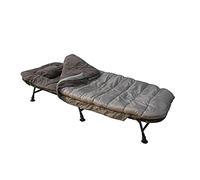 Sac de couchage d'hiver pour la pêche - Température extra large sur les couchages de carpe - Couchage extérieur avec système d'arrêt de chaleur jusqu'à -5 °C - Transport