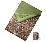 Sac de Couchage Double avec Oreillers Adultes Camping Voyage 3-4 Saisons vidaXL