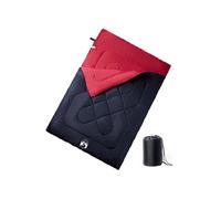 vidaXL Sac de couchage double 94450 Camping 3-4 saisons avec oreillers pour adultes Or