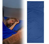 Sac de couchage en coton ultra léger pour voyage, sac de couchage en microfibre avec compartiment pour coussin, confortable et doux, pour la randonnée, les hôtels, le camping