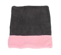 Sac de couchage en forme de grotte pour chat, tapis-lit chauffant pour petits chiens et chats, sac chaud et épais, spacieux, à entrée ouverte, refuge doux en tissu pour se reposer (Rose Rouge)