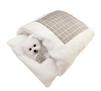 Sac de Couchage en Peluche pour Chat, Sac de Couchage Confortable pour Chat,Sac Chaud de câlin de Chat - Sac de Couchage en Peluche Doux Lavable pour Chat, Sac de Couchage Chaud d'hiver pour Chien et