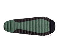 Sac de couchage en plumes Warmpeace Viking 300 195 cm Fermeture éclair: Droit / Couleur: vert / noir