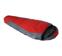 Sac de couchage en plumes Warmpeace Viking 900 170 cm Fermeture éclair: Droit / Couleur: rouge / noir