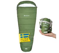 Sac de Couchage Estival Léger Trinordic - avec Fermeture Éclair Anti-Blocage - Sac de Couchage Adulte, Accessoires Camping Compacts pour la Randonnée, Le Backpacking et Les Aventures à Vélo