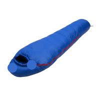 Sac de Couchage for Adulte rempli Duvet d'oie Blanc Chaud, adapté à l'hiver, Thermique, 4 Types d'épaisseur, Voyage Camping pour Le Camping(Blue,1450g)