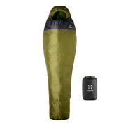Haglöfs Scand Down -5 - Sac de couchage Olive Green / Magnetite 185 cm - Ouverture gauche