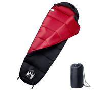 Sac de couchage momie - vidaXL - Rouge - 3 saisons - Résistant à l'eau