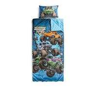 Sac de couchage - Monster Jam Trucks - Oreiller intégré - Ensemble couverture