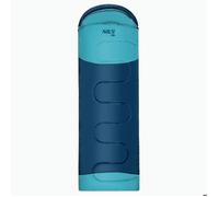 Sac de couchage - NILS CAMP - NC2008 - Bleu-Bleu clair - Taille L - 185+30 cm x 75 cm - Température confort 0-12°C