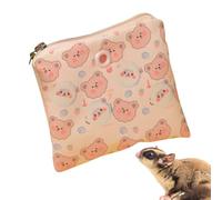 Sac de couchage, pochette de collage Sugar Glider, 14 x 13 x 2 cm, petit animal sortant, accessoire de transport résistant aux morsures, animaux de compagnie de poche pour hamsters, chinchillas