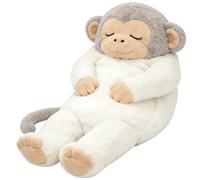 Sac De Couchage pour Adulte - Singe en Peluche, Équipement De Camping Mignon, De Couchage pour Temps Froid, pour Adultes, Hommes, Femmes, Voyage, Intérieur, Extérieur, Randonnée, Lecture, Regarde