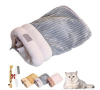 Sac de couchage pour animal de compagnie - 360 ° enveloppant, lit auto-chaud pour un confort douillet pour animal de compagnie