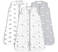 Sac de couchage pour bébé 0,5 TOG, couverture portable en coton biologique avec fermeture à glissière bidirectionnelle, toute saison pour nouveau-né, bébé, enfant, garçon, fille, 6-12 mois