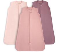 Sac de couchage pour bébé 0,5 TOG, couverture portable pour bébé en coton biologique avec fermeture éclair à double, transition d’emmaillotage nouveau-né Nourrisson Enfant Garçon Fille, 12-18 mois