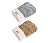 Sac De Couchage pour Chat, Grotte De Lit Confortable en Peluche pour Chaton Et Petits Chiens