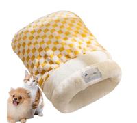 Sac de couchage pour chat - Nid d'hiver pour chaton, abri en peluche, isolé en polaire douce | Literie portable pour intérieur et extérieur, voyage, repos, canapé, chambre à coucher