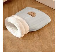 Sac de couchage pour chat - Sac de couchage moelleux pour chat - Grotte pour chat - Sac de couchage d'hiver pour chat - Niche douillette pour chat