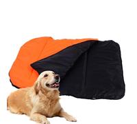 Sac de Couchage pour Chien - Tapis Chauffant électrique Doux Pliable pour Chiot | Sac de Couchage pour Chien avec Fermeture éclair Portable pour Pique-Nique, randonnée, randonnée