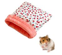 Sac de Couchage pour Hamster,20*25*2cm,Niche Chaude et Confortable avec Intérieur en Peluche Douce pour Hérisson,Ecureuil,Hamster,Cochon D'Inde,Planeur de Sucre et Autres Petits Animaux de Compagnie