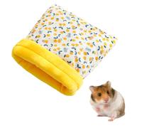 Sac de Couchage pour Hamster,20*25*2cm,Niche Chaude et Confortable avec Intérieur en Peluche Douce pour Hérisson,Ecureuil,Hamster,Cochon D'Inde,Planeur de Sucre et Autres Petits Animaux de Compagnie