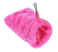 Sac de couchage pour hamster, oiseau, hérisson, écureuil, petit animal, fournitures pour animaux domestiques, rose rouge livre tendance