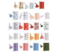 Sac De Couchage Pour Nouveau-Né, Ensemble De 2 Pièces, Couverture Imprimée Pour Bébé, Bonnet À Noeud Arrière, Kit De Bonnets De Nuit Pour Nourrissons