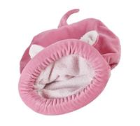 Sac de couchage pour petit chien, lit pour chat - Lit pour chat fouisseur de 19,6 x 15,7 pouces,Tapis auto-chauffant pour chat et chien, en peluche, pour chaton, câlin, sac apaisant pour chats d'intér