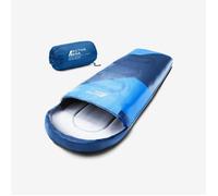 Active Era Sac de Couchage Rectangulaire 3-4 Saisons 0-15°C avec Sac de Compression pour Adultes et Enfants - Duvet Léger, Chaud, Imperméable, Jumelable - Bleu