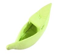 Sac De Couchage Semi-Fermé En Peluche Douce Et Confortable,Nid Chaud Pour Chien,Maison Totoro,Chat,Laura,Mir De Rangement De Jouets Pour Animaux De Compagnie,2024.Green.L