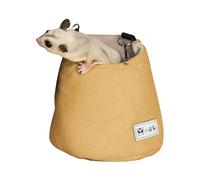 Sac de couchage Sugar Glider - Sac de couchage pour hamster syrien, hamac en sucre glider, nid de coton pour petits animaux