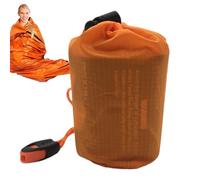 Sac de couchage thermique portable - Sac de couchage léger et imperméable - Sac de survie pour bivouac - Fournitures d'extérieur compactes pour le camping et les voyages