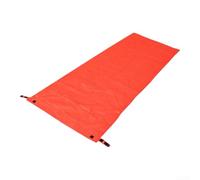 Sac de couchage thermique réfléchissant 210 cm léger et sécurisé | Nylon enduit d'argent 15D, conserve la chaleur du corps, empêche l'hypothermie, taille 210 x 83 cm, orange haute visibilité