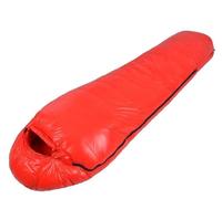 Sac de Couchage Ultra léger extérieur Style Adulte en Duvet d'oie 1000G for Camper imperméable pour Camping(Red)