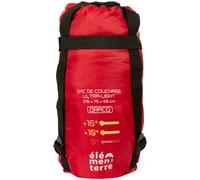 Sac de couchage ultra-light capuche Élémenterre Draco 210x75x60 cm