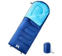 Sac de couchage - vidaXL - 94439 - 3-4 saisons - Rectangulaire - Bleu marine et bleu