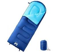 Sac de couchage - vidaXL - 94439 - 3-4 saisons - Rectangulaire - Bleu marine et bleu