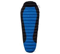 Sac de couchage Warmpeace Viking 300 (180 cm) zip droit bleu/gris/noir